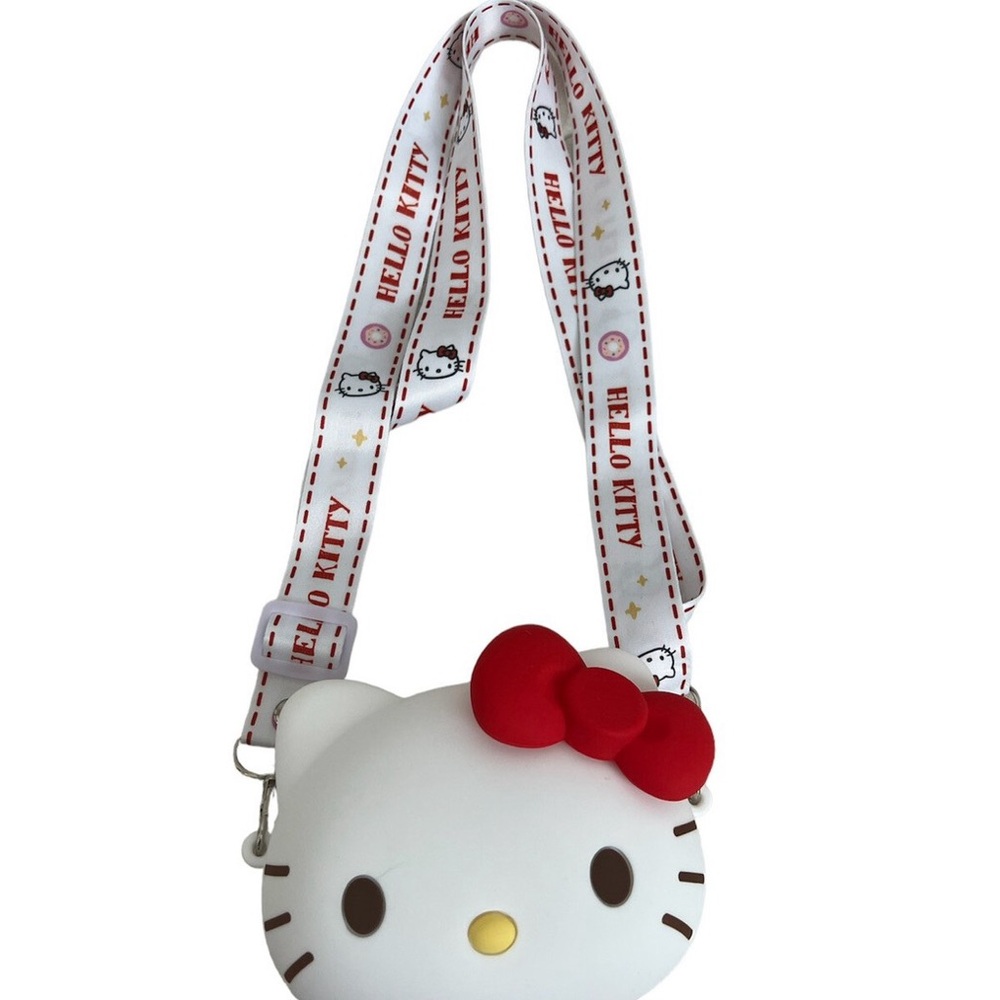 Hello Kitty White and Red Small Crossbody Purse (NWT) - Picture 3 of 3